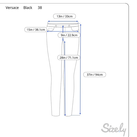 VERSACE vintage black pants - Picture 6 of 6